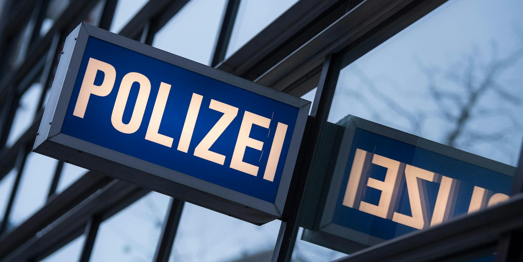 Polizei Schild Symbol