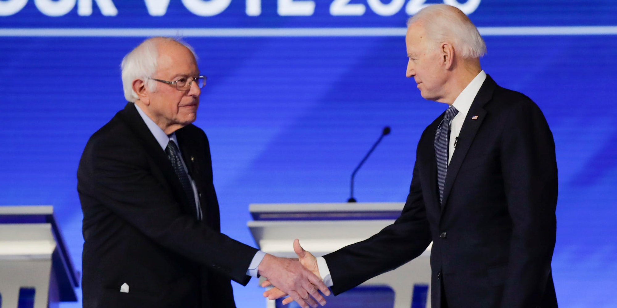 Sanders und Biden