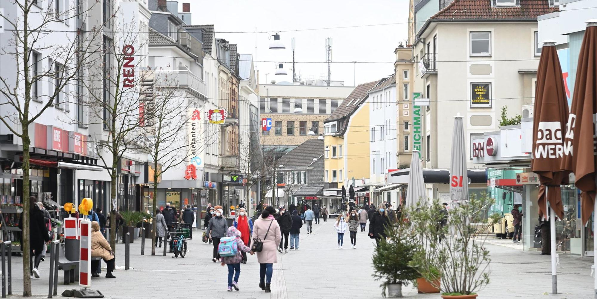 Fußgängerzone Bergisch Gladbach 241221