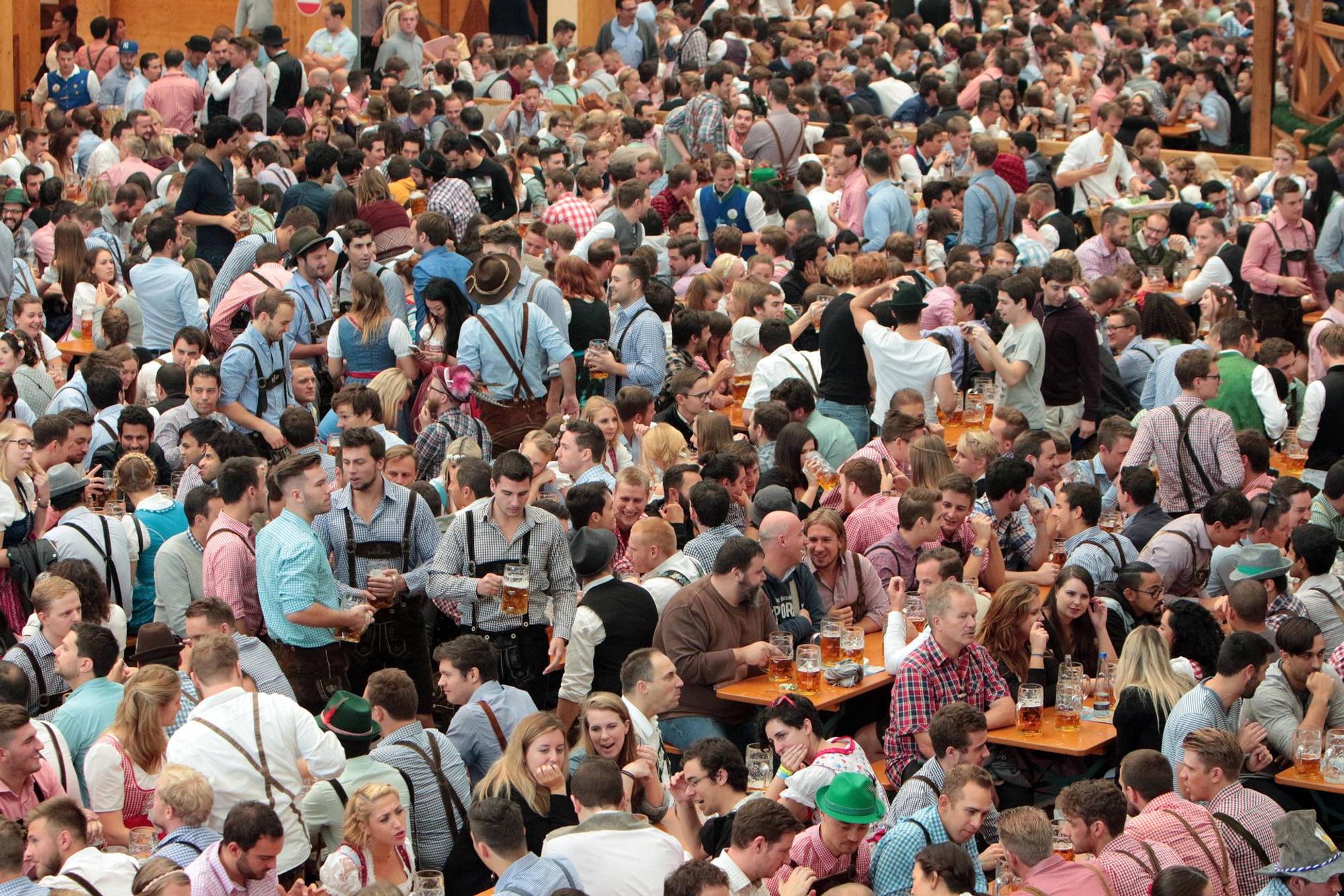 Oktoberfestzelt Stimmung