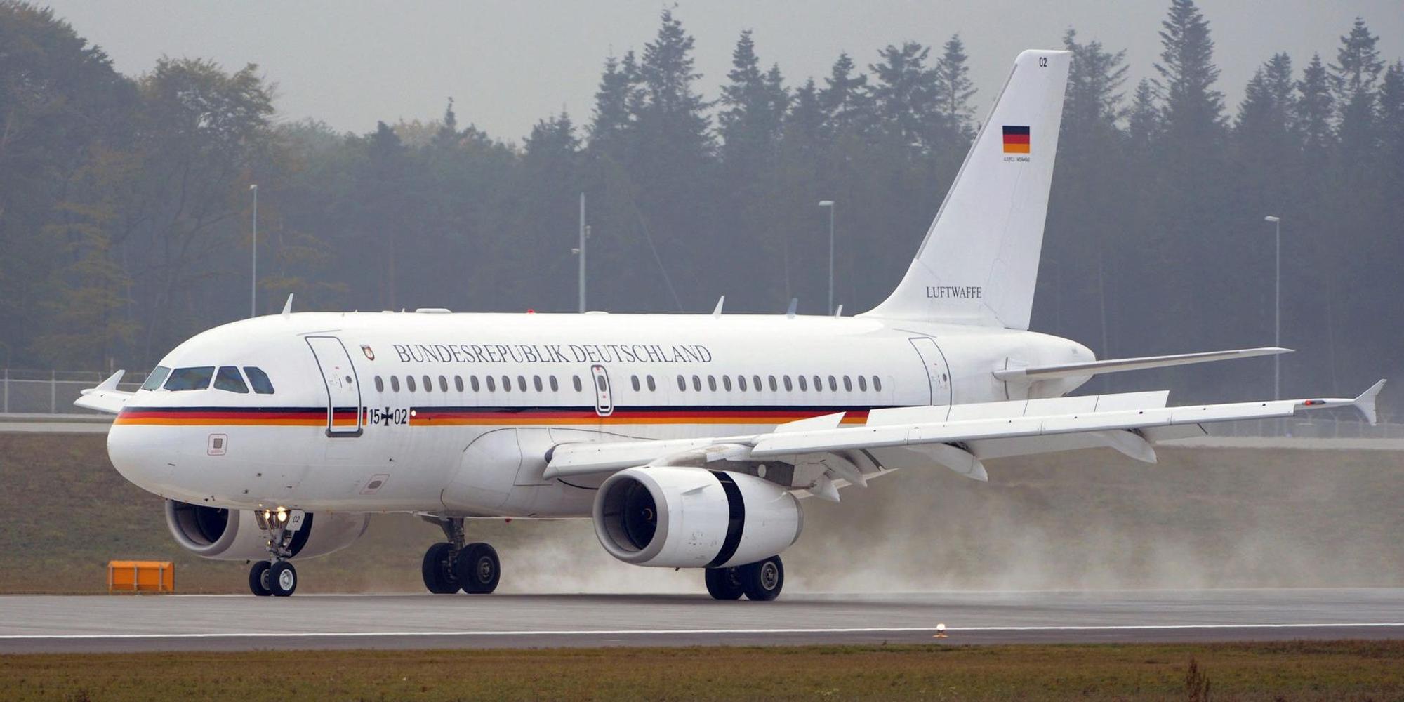 Regierungsflieger Merkel