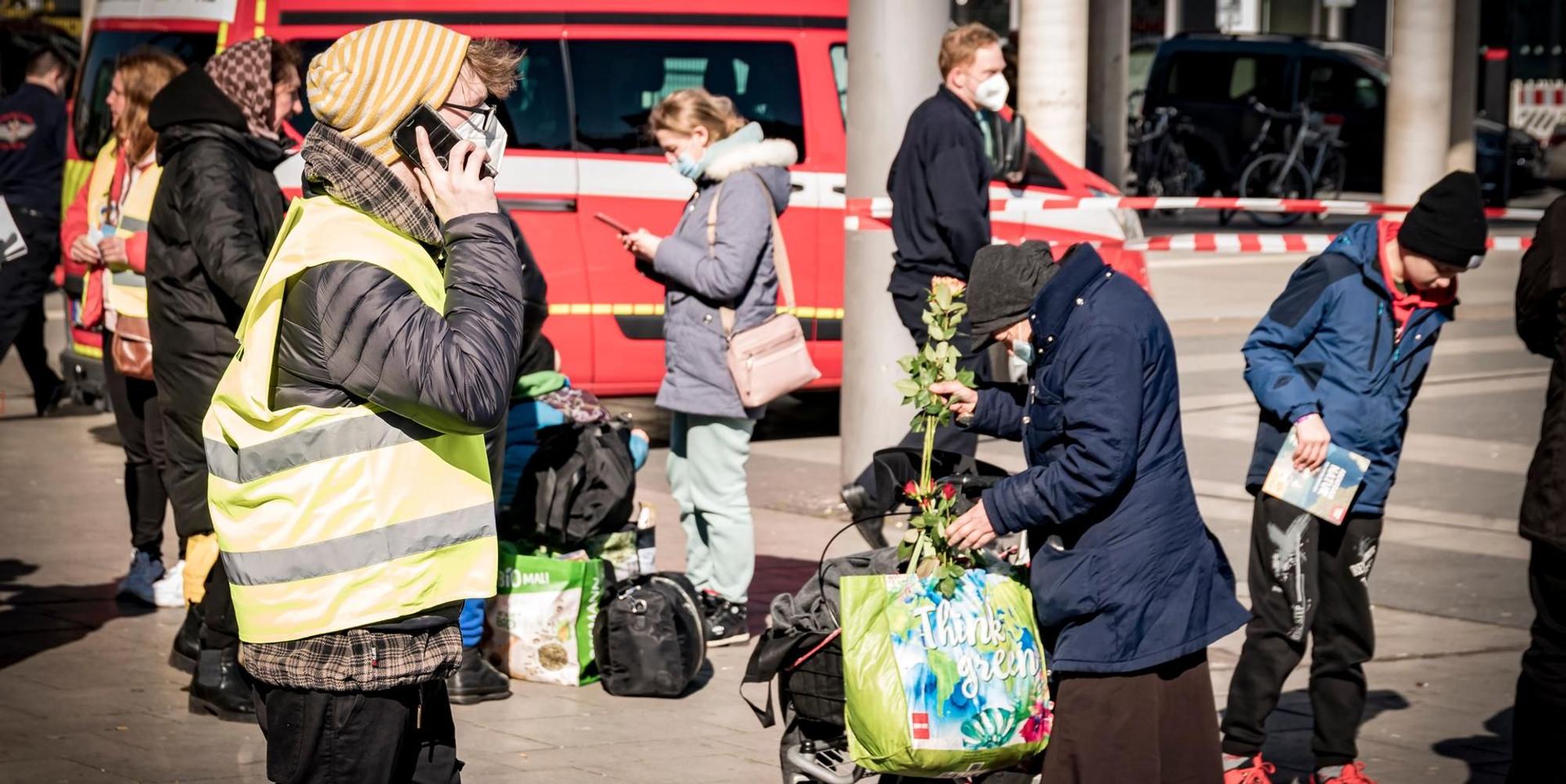 Geflüchtete am Breslauer Platz