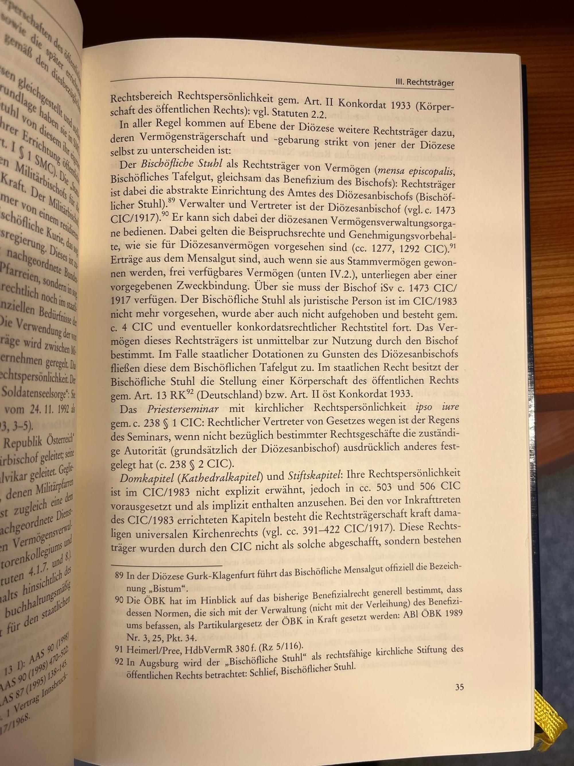 Woelki Kommentar brief