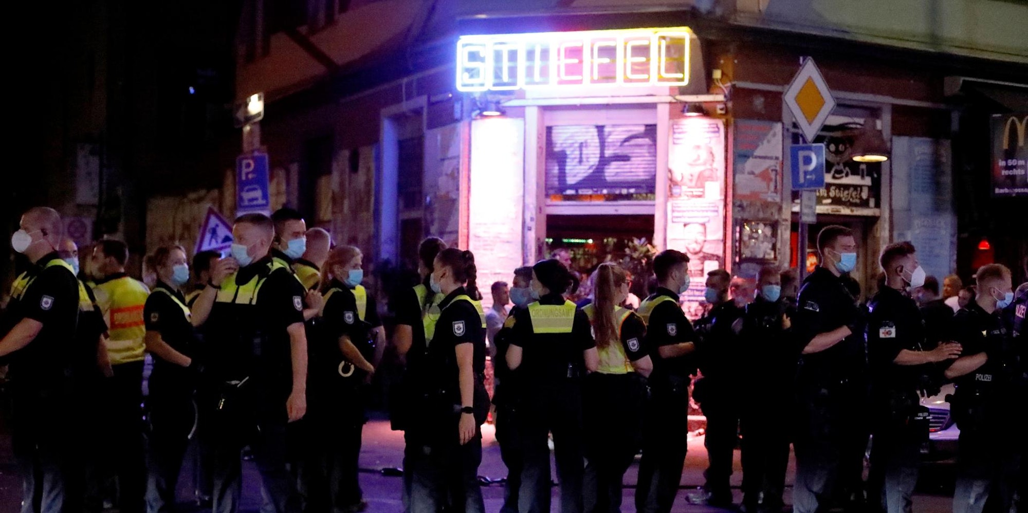 Polizei Stiefel