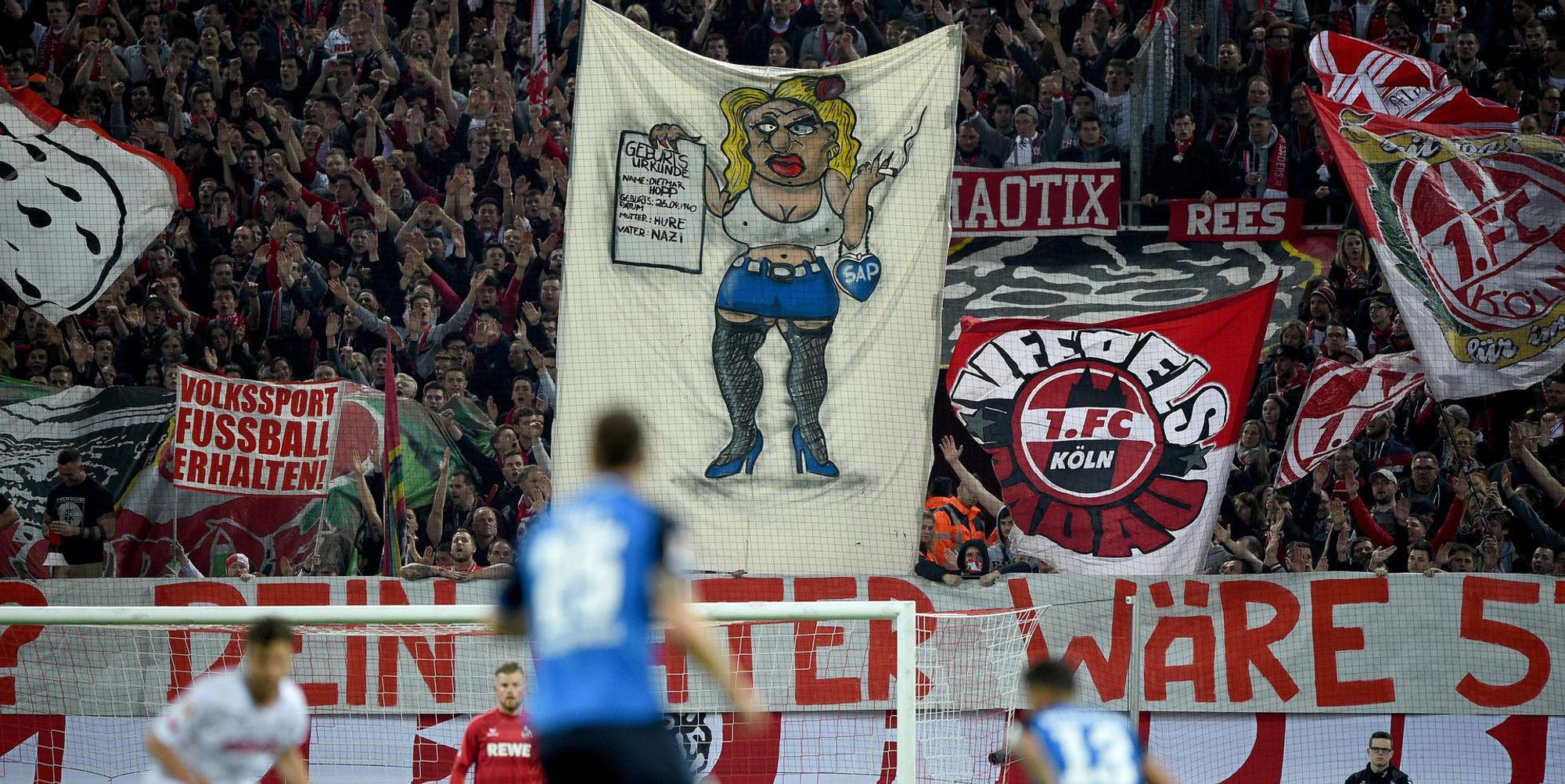 Plakat gegen Hopp