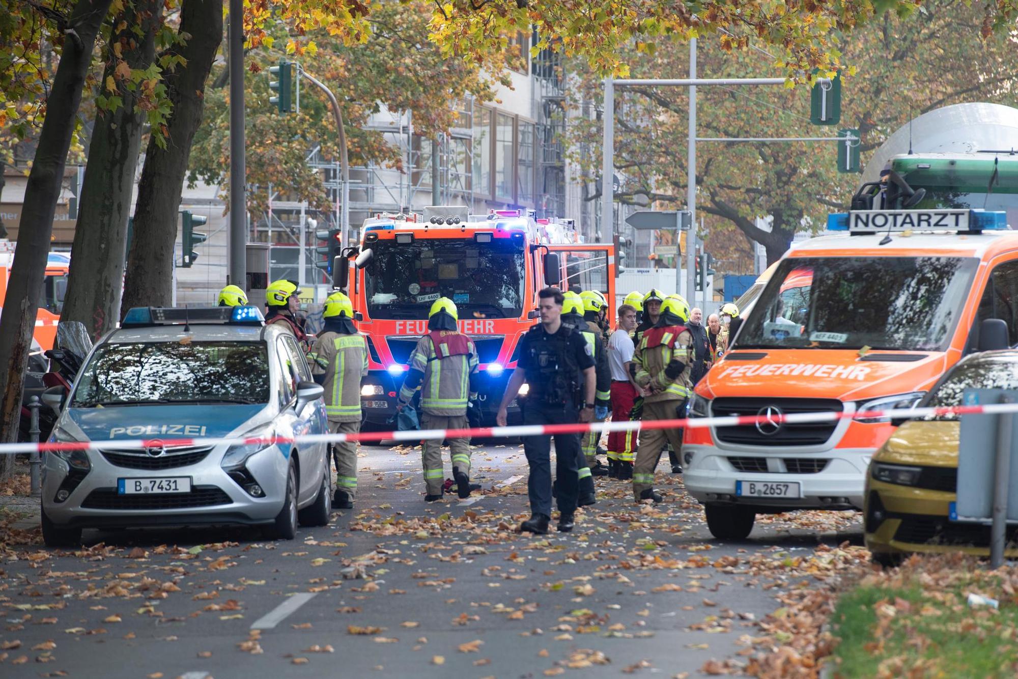 Aktivisten Berlin Feuerwehr 3110
