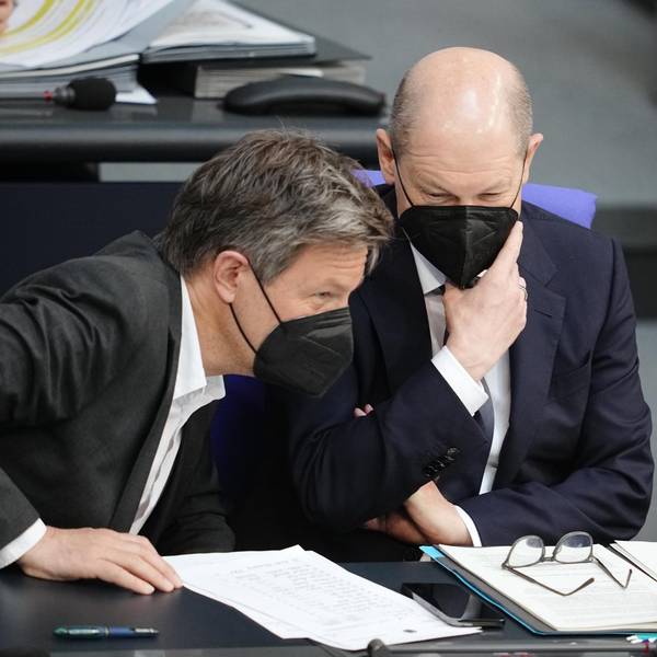Scholz Habeck Generaldebatte
