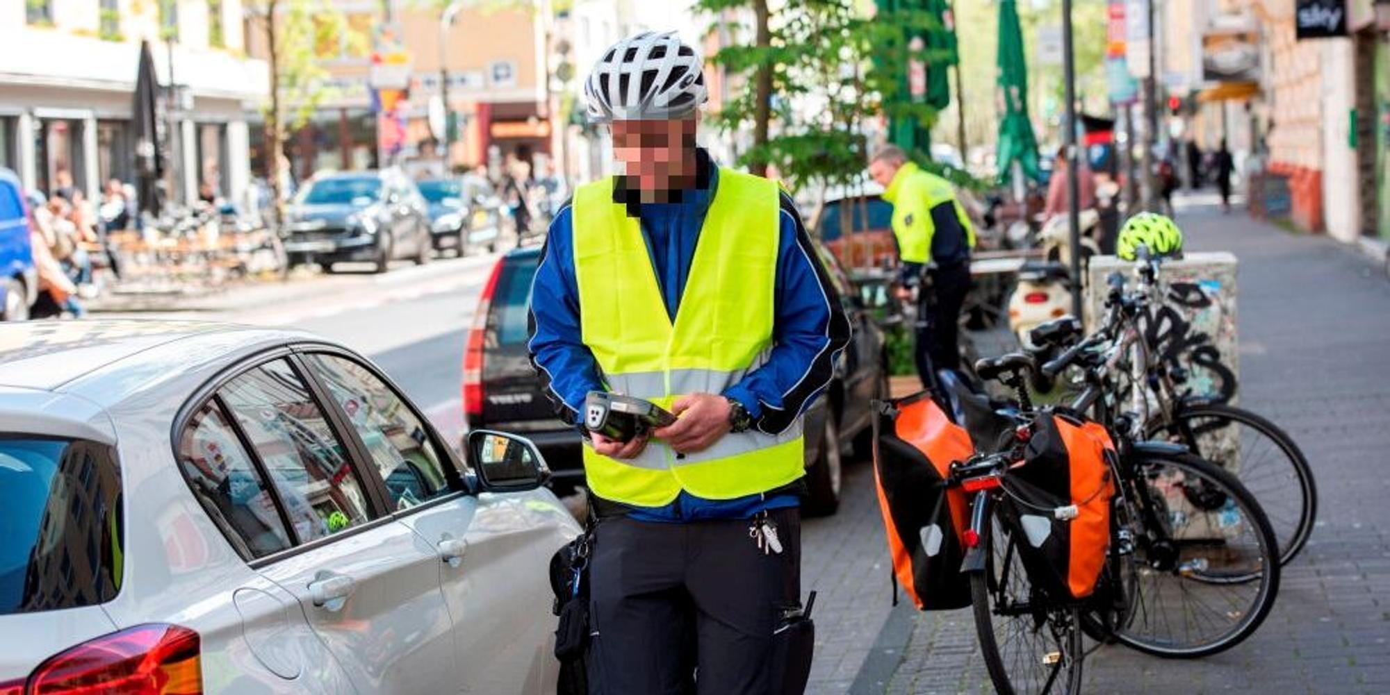 Ordnungsdienst gepixelt