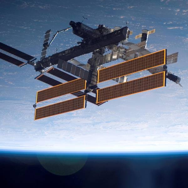 ISS Erde