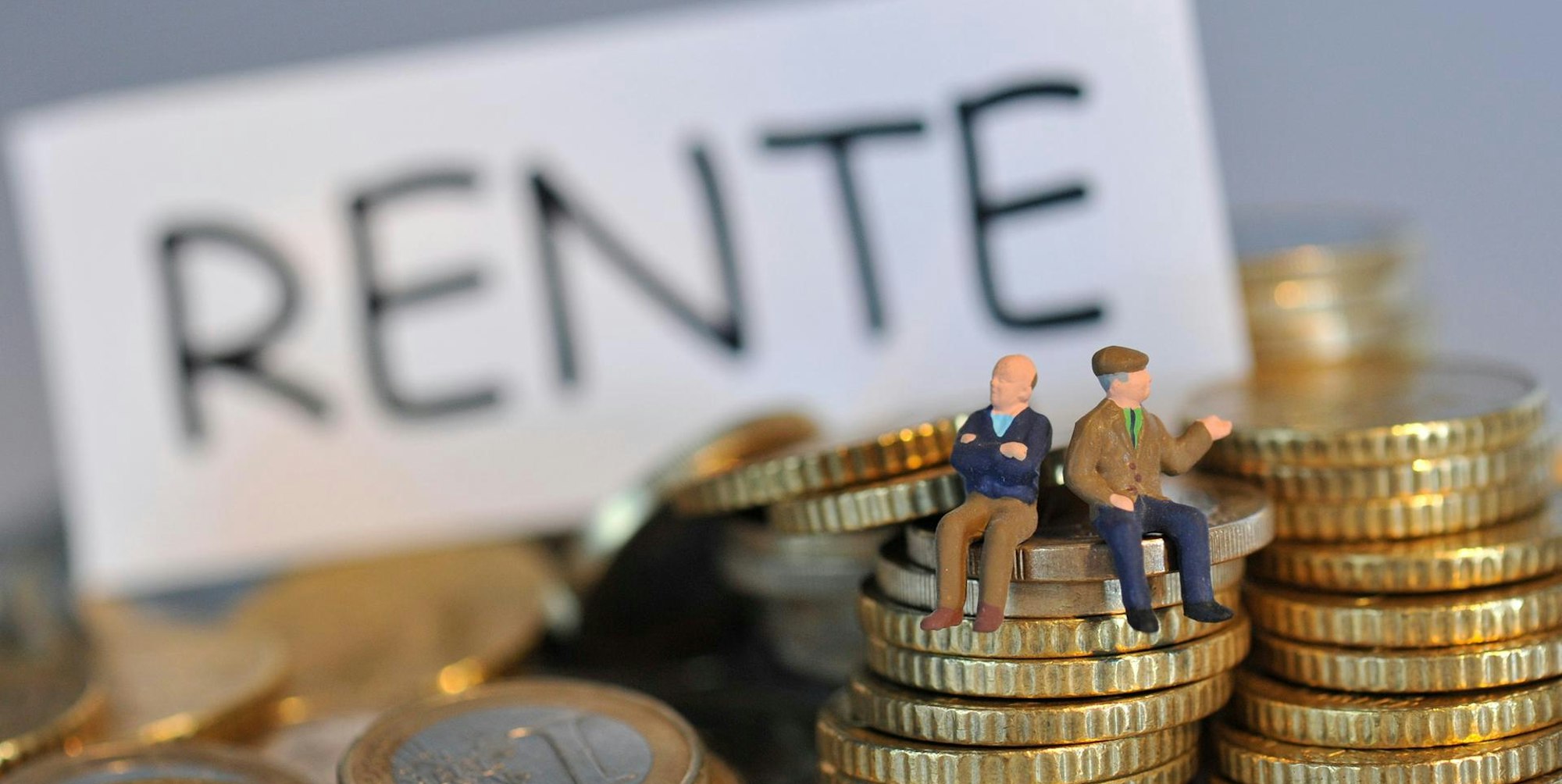 Symbolbild rente Männchen