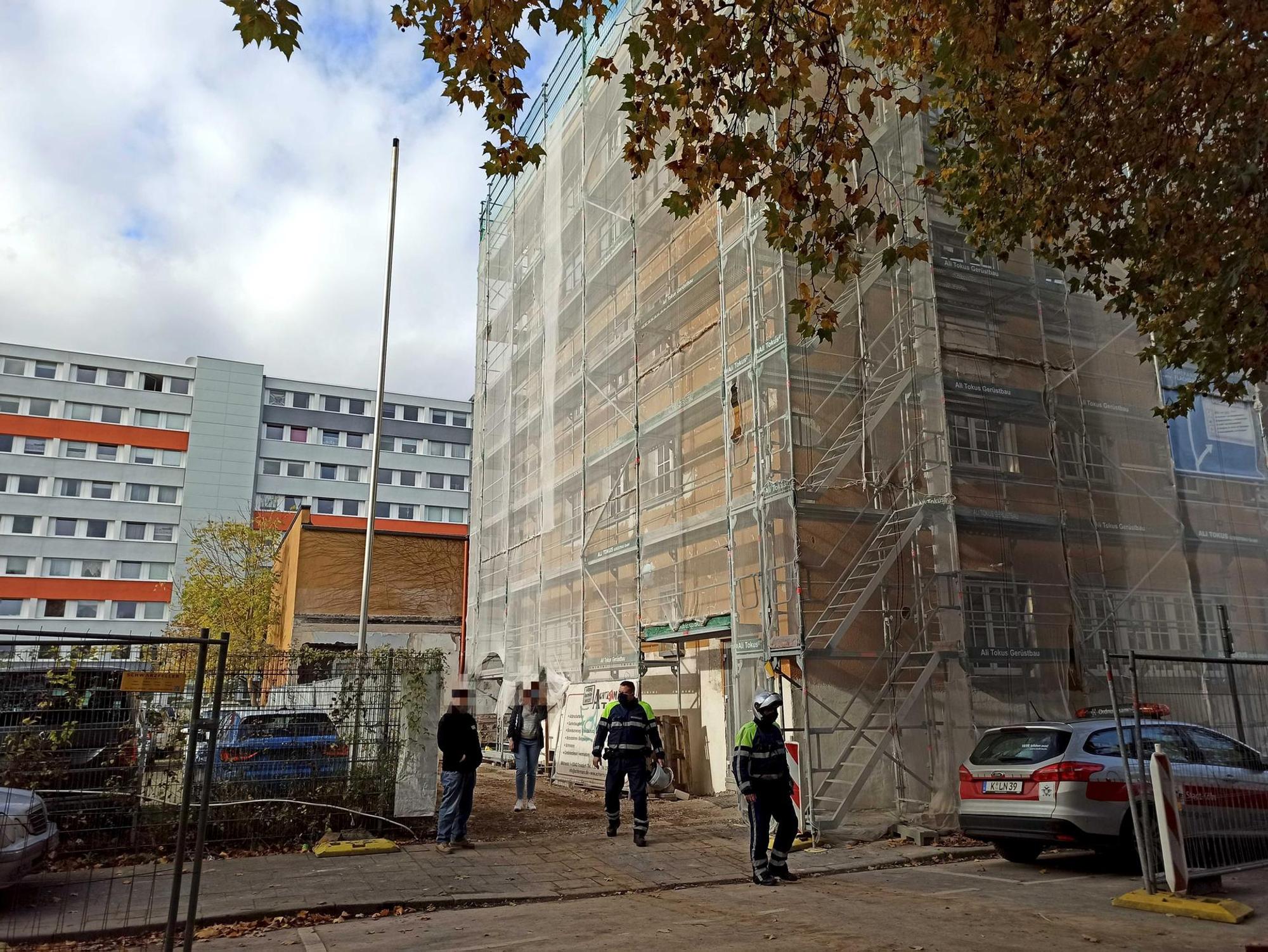 Bombe Informationen Anwohner Polizei