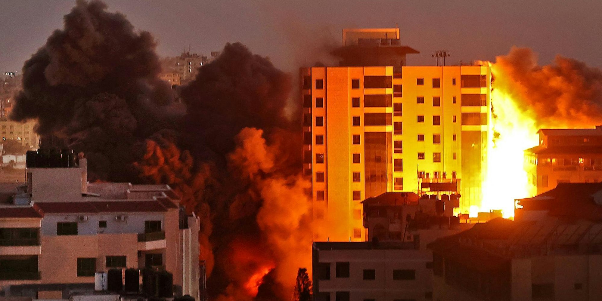 Gaza Hochhaus afp