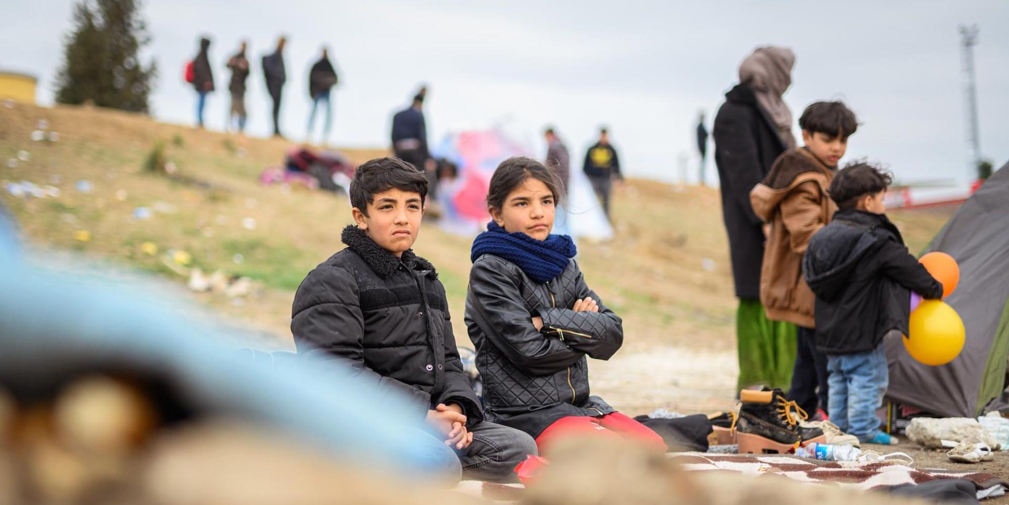 Flüchtlinge in Edirne