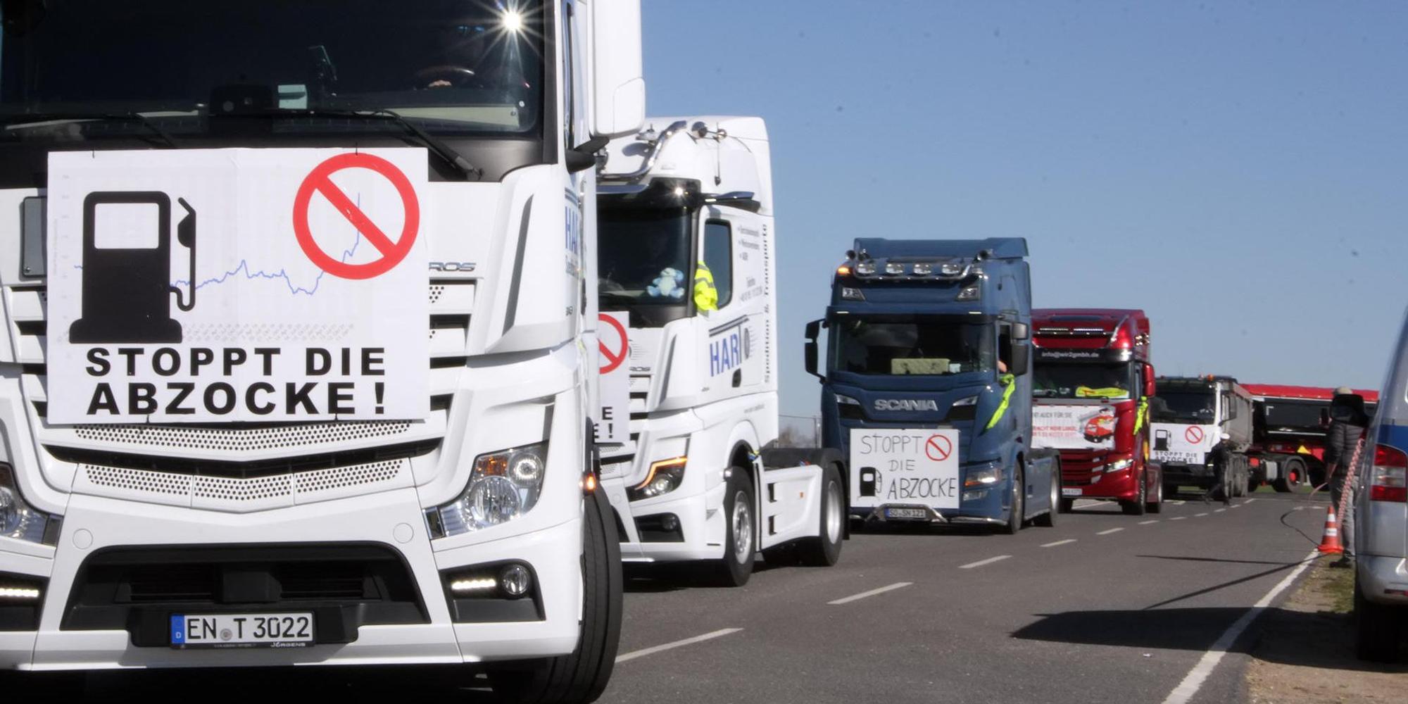 LKW-Demo Bergheim 190322