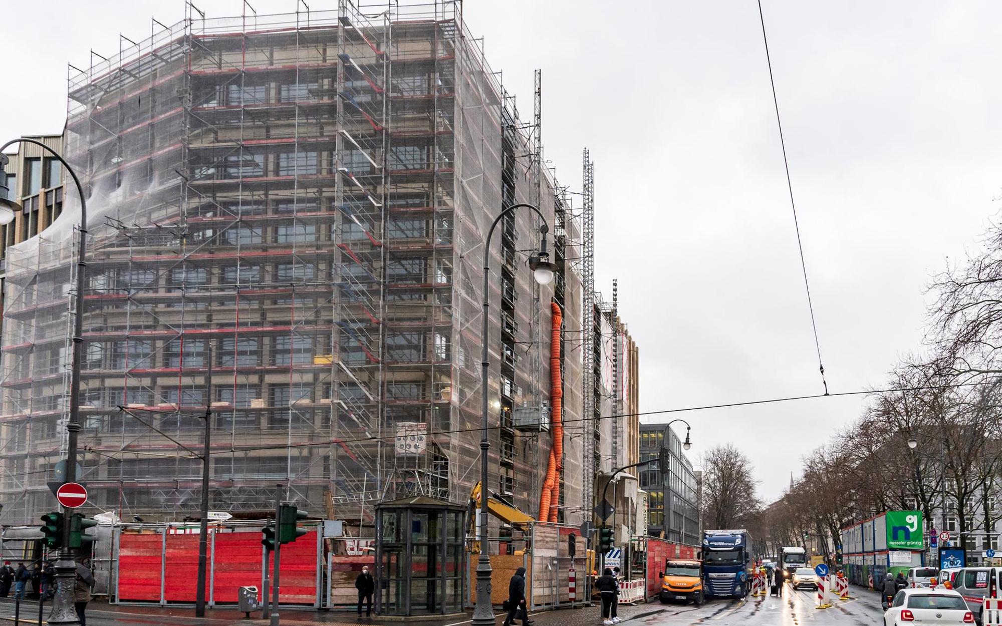 Wallarkaden Baustelle