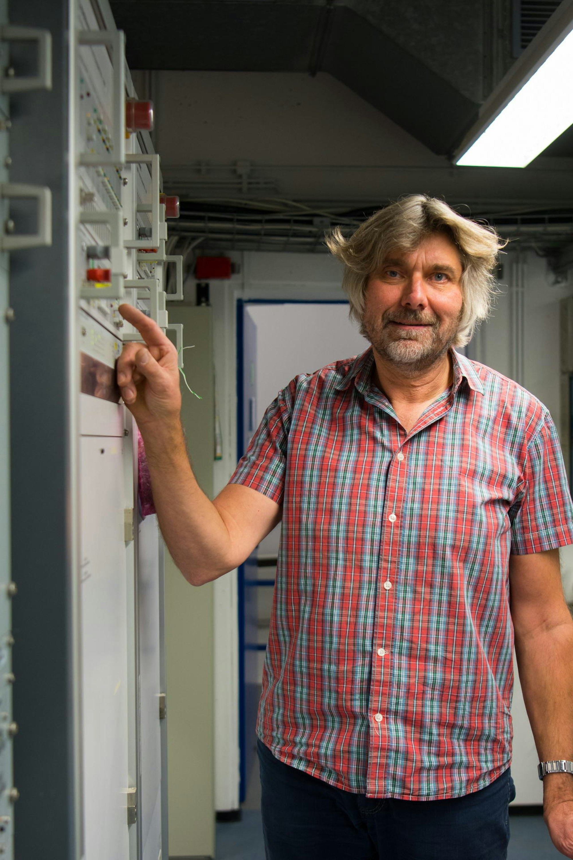 Techniker Thomas Blomel