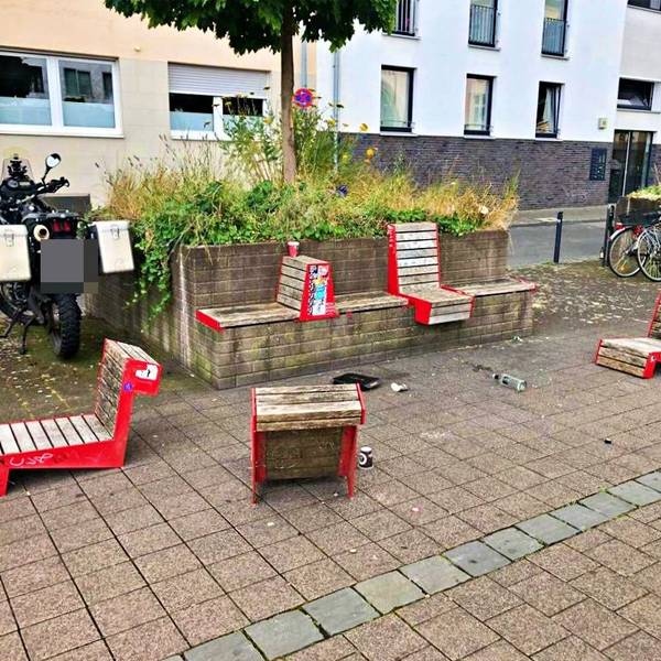 Neptunplatz gepixelt