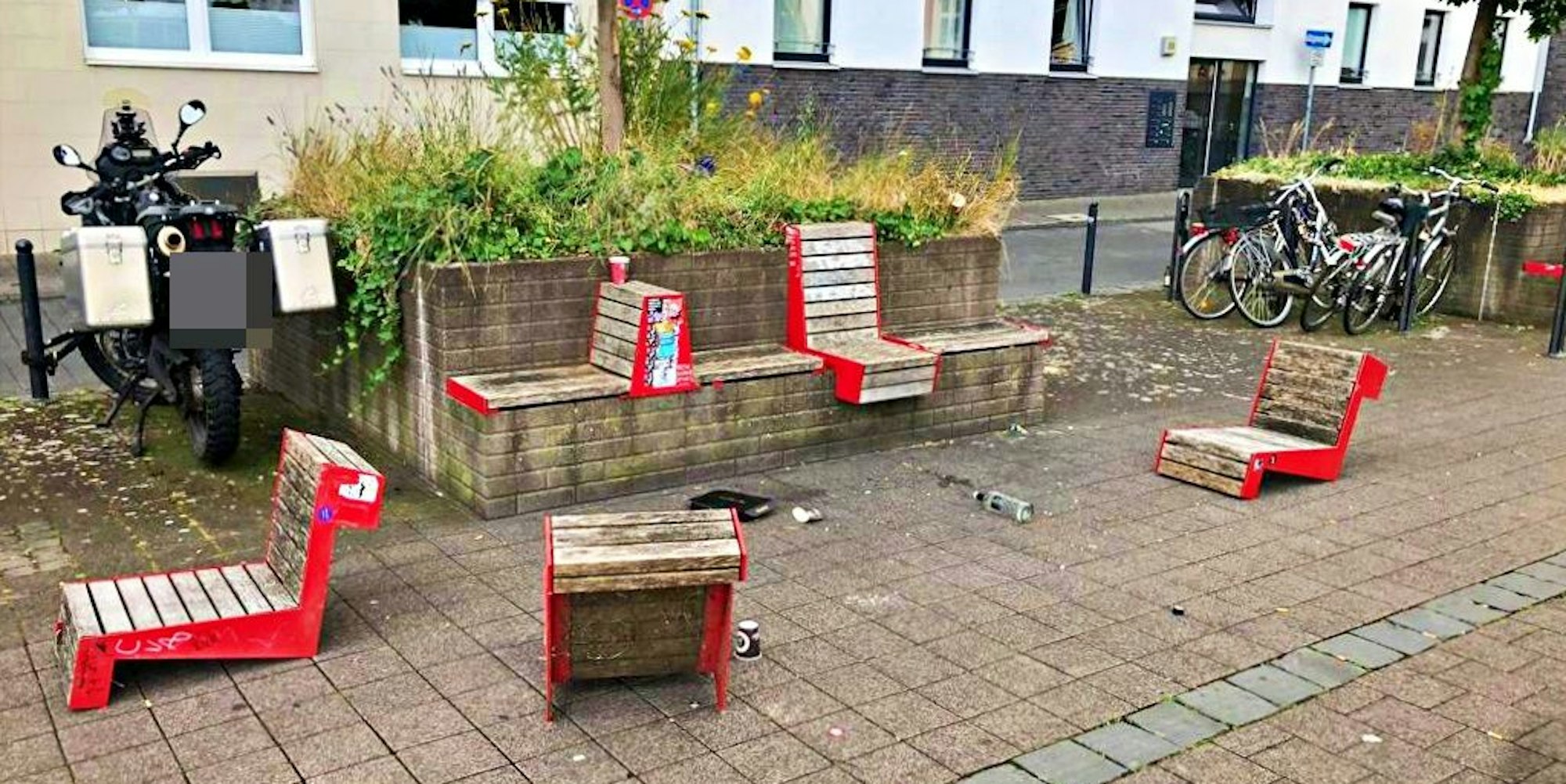 Neptunplatz gepixelt