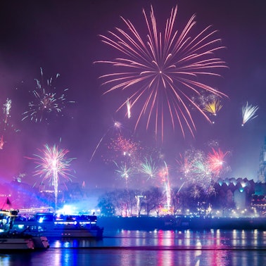 Feuerwerk Silvester Köln dpa