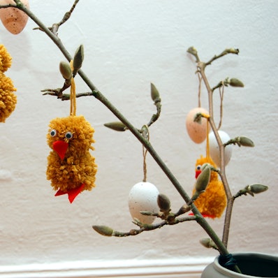 Basteln Ostern Fertige Küken Bild