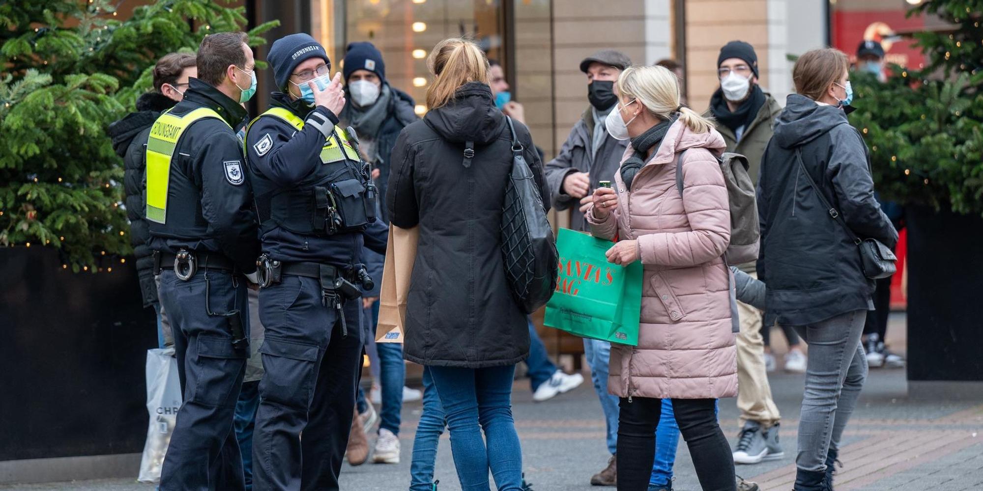 Maskenpflicht Kontrollen Ordnung