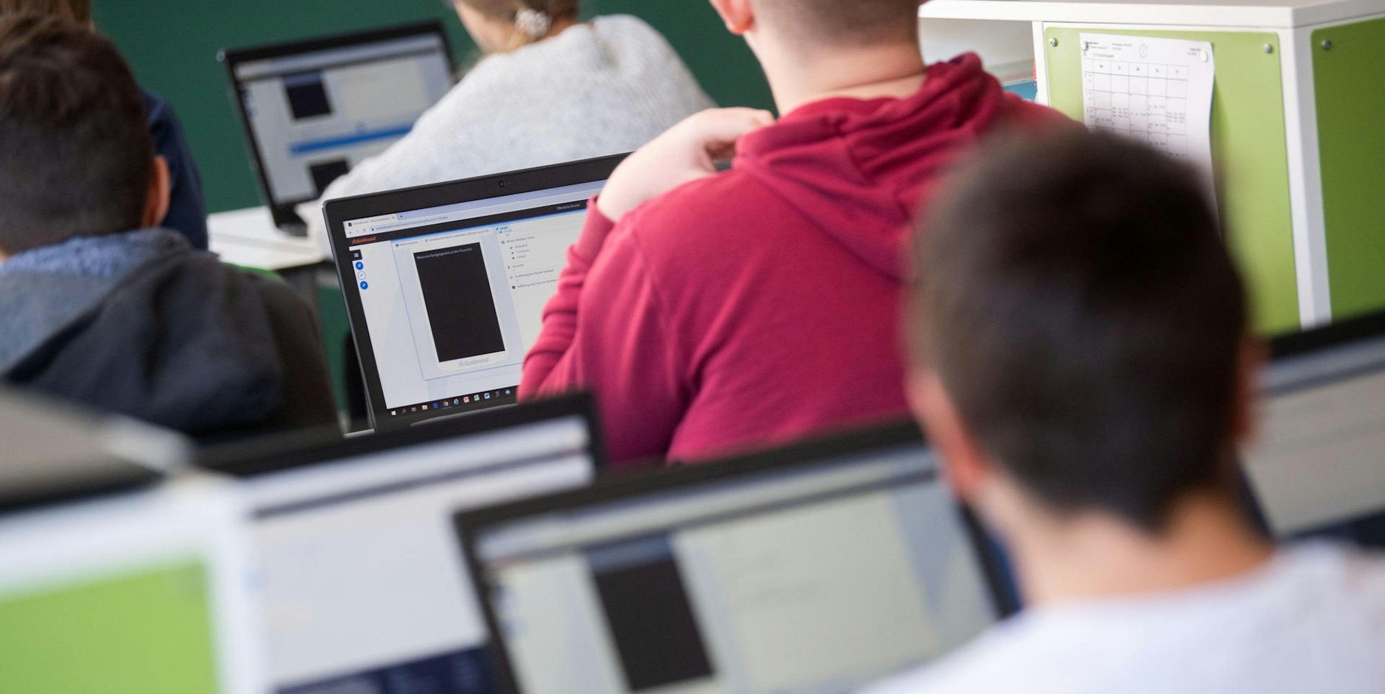 Schüler Laptops Symbol