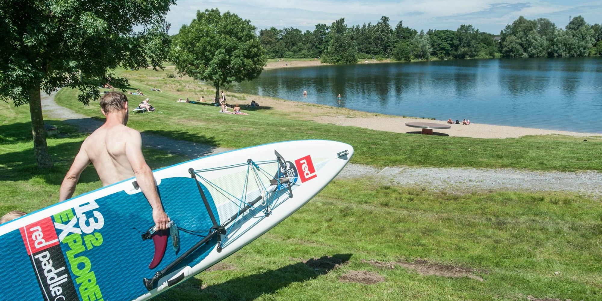 Stand Up Paddel Leverkusen Hitdorfer See 2016
