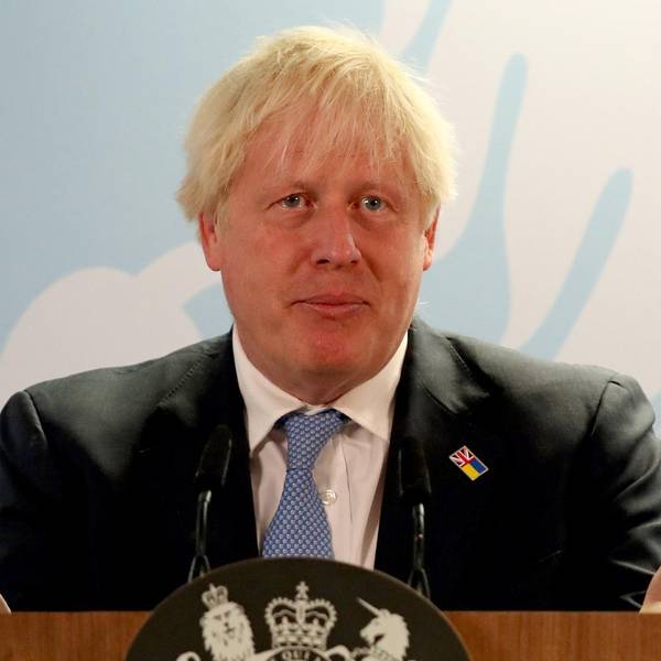 Boris Johnson Hände