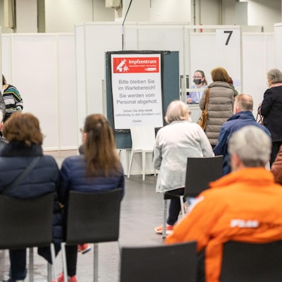 Impfzentrum Warteraum