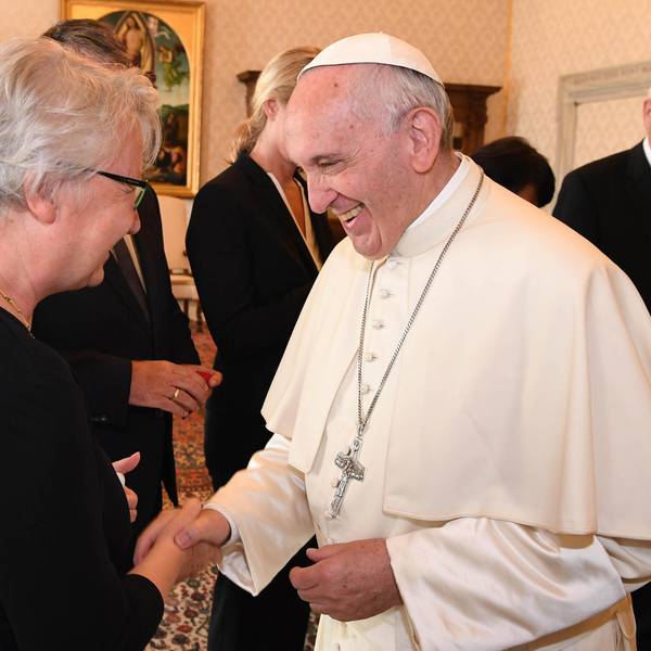 Annette Schavan beim Papst