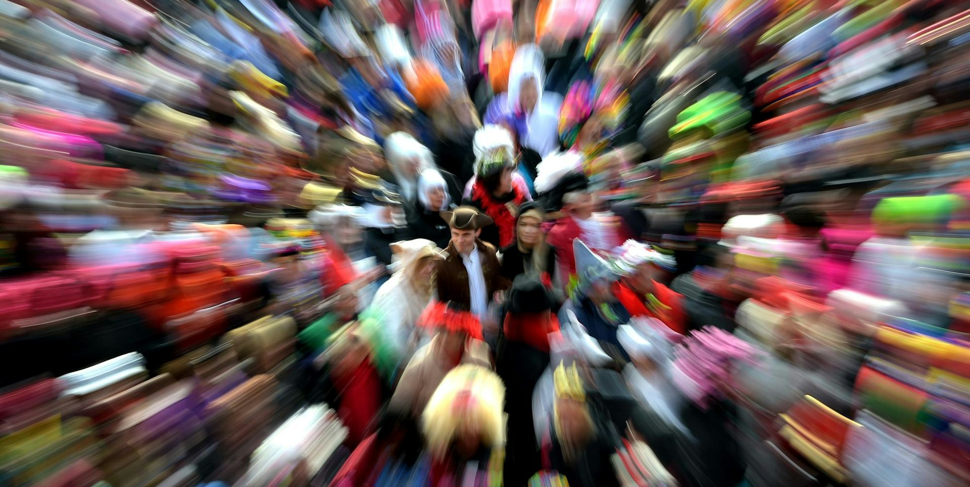 Karneval Menschenmenge