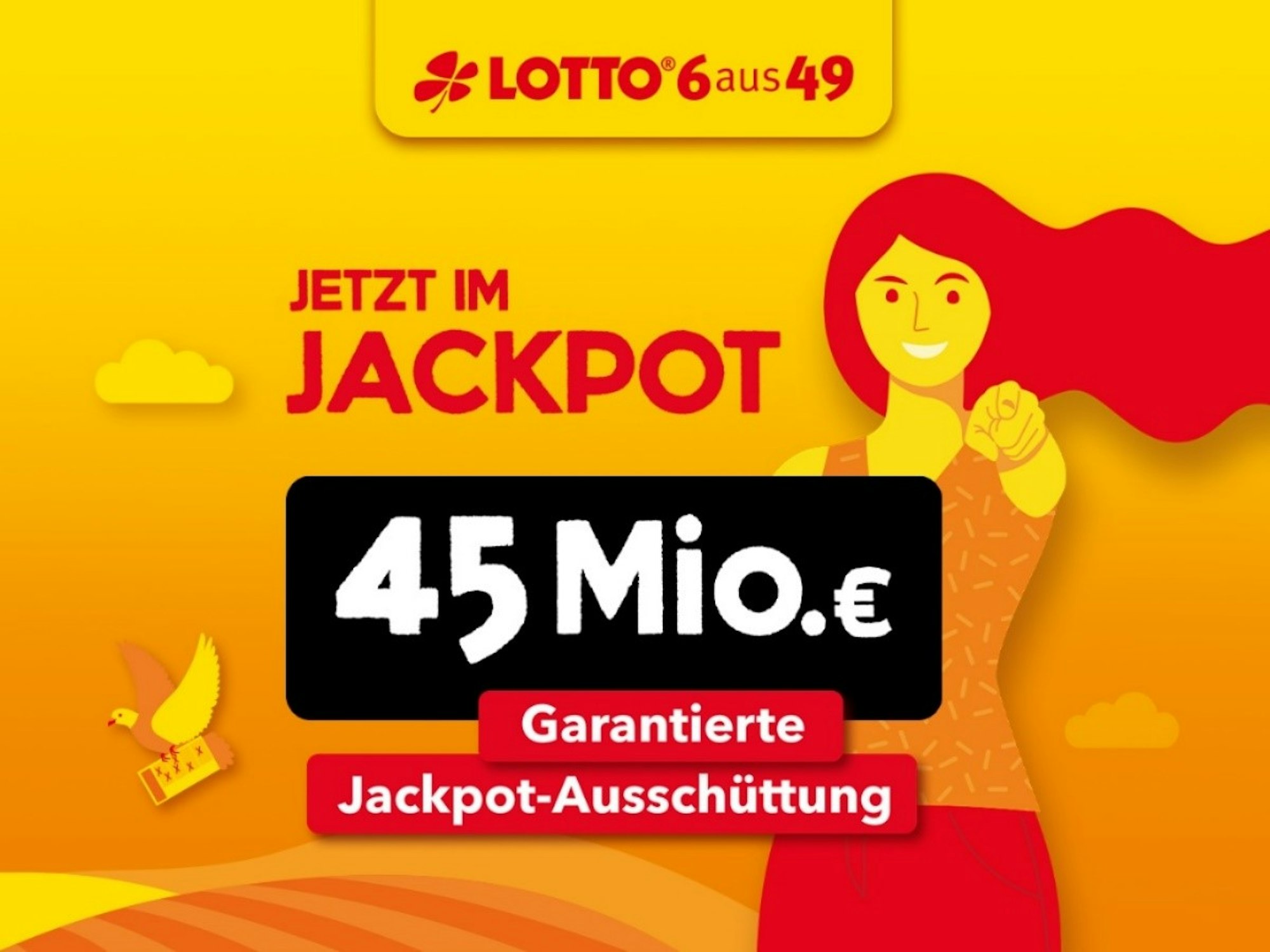 220117 LOTTO 6aus49 - Garantierte Gewinnausschüttung (c) WestLotto