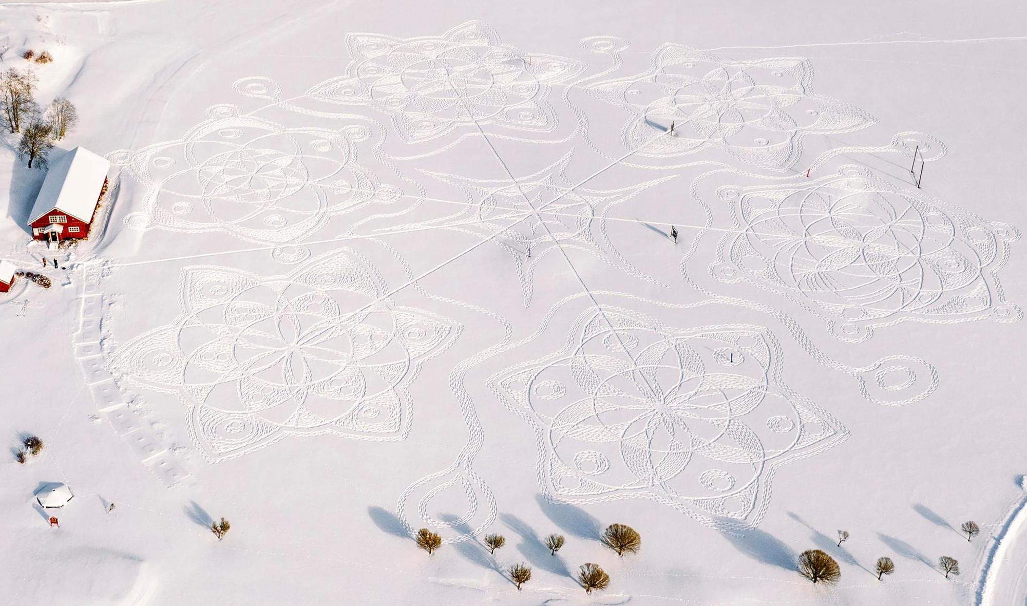 Schnee Mandala