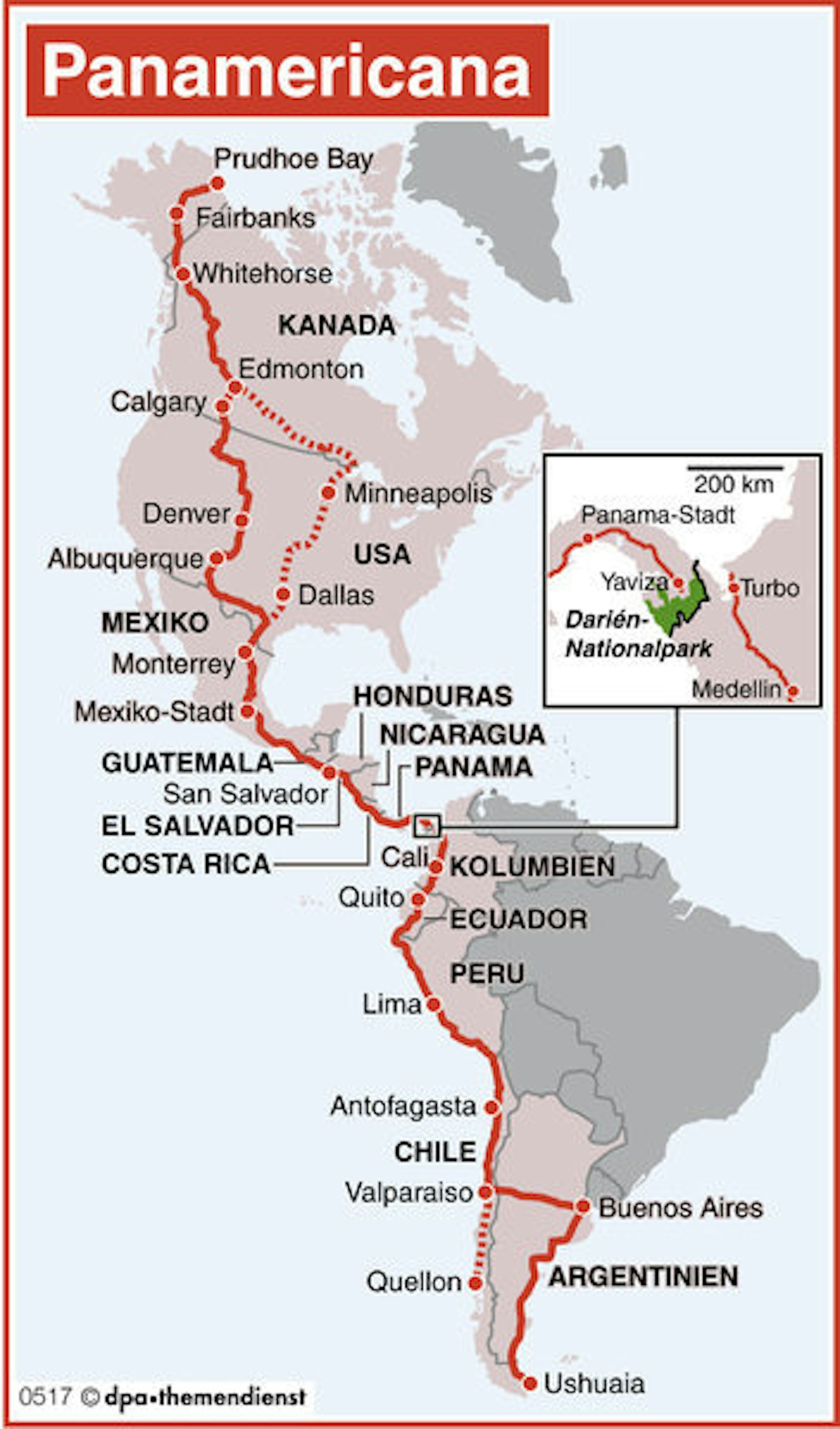 Panamerica_Längste_Straße