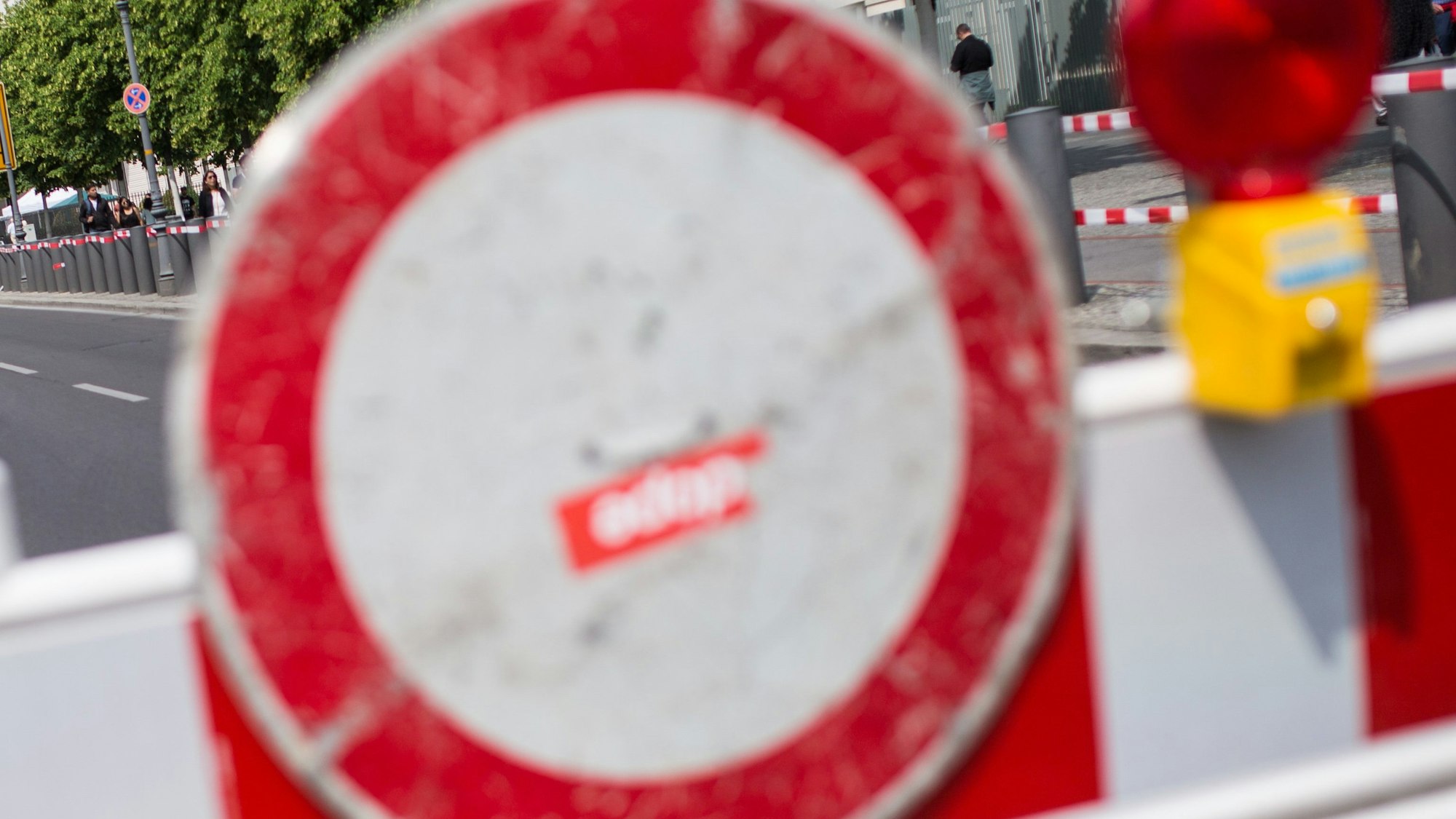 Symbolbild: Gesperrte Straße