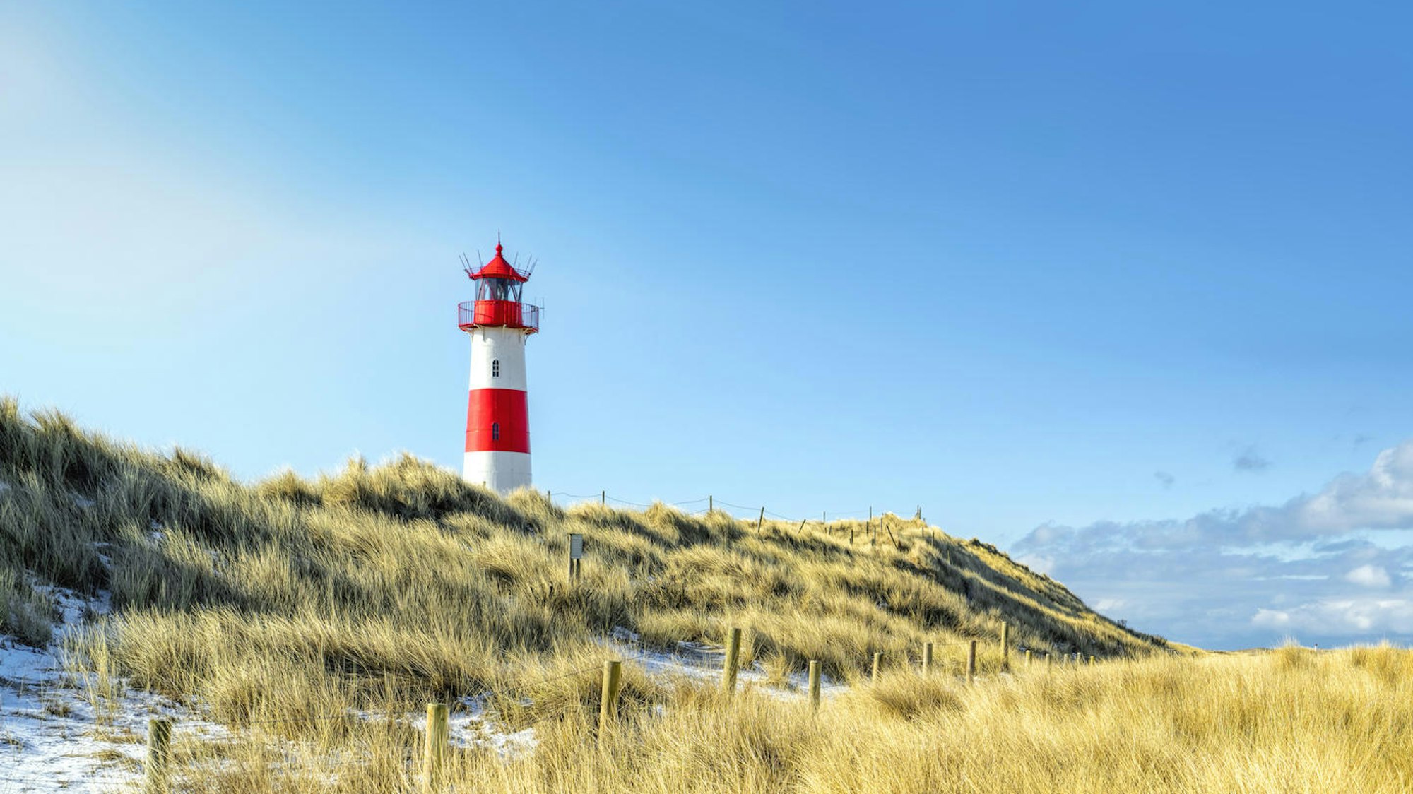 Leuchtturm an der Nordsee.