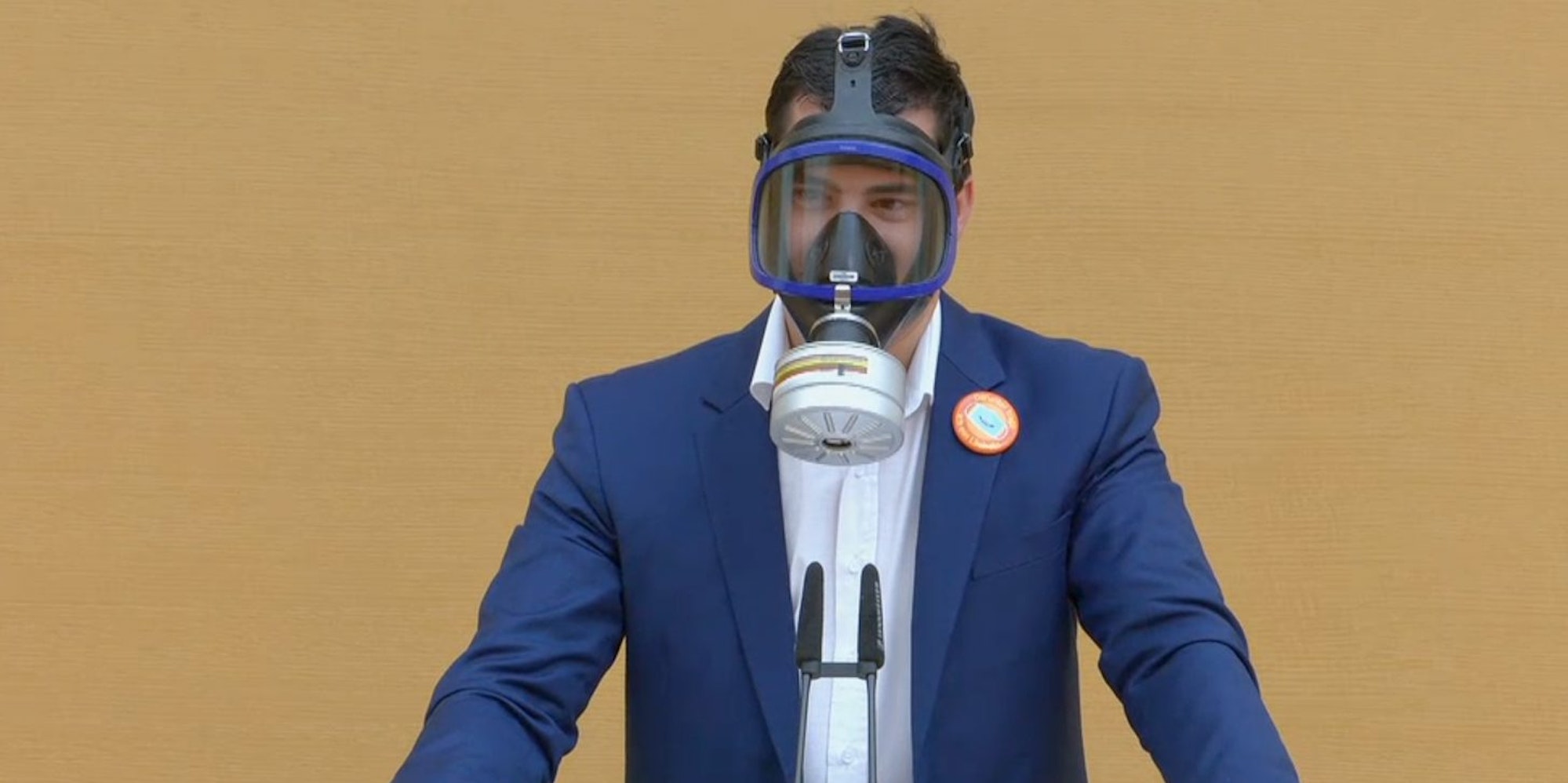 Löw afd Gasmaske