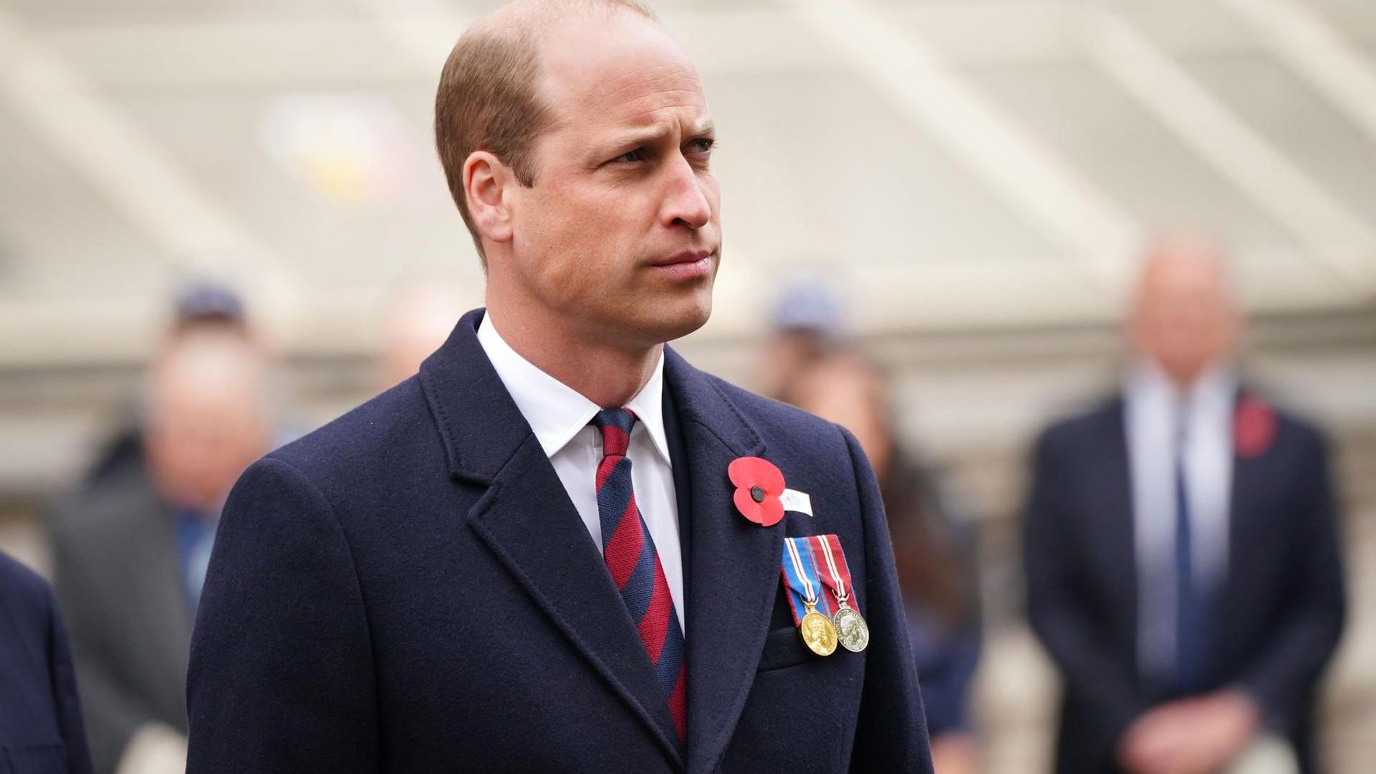 Prinz William bei einem Termin.