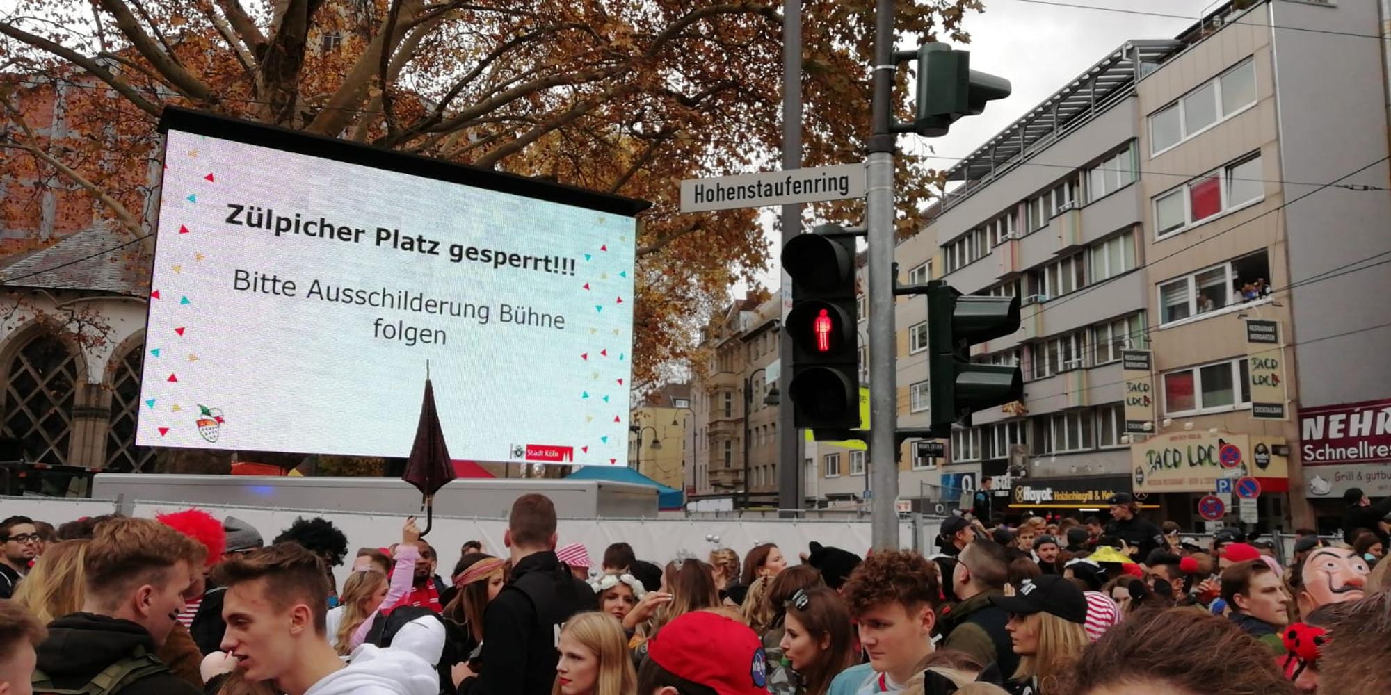 Zülpicher Platz gesperrt Jan Stellmacher