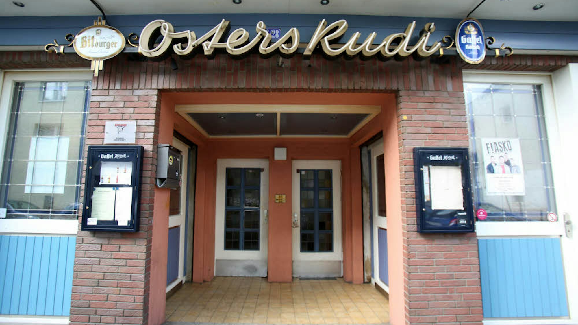 Die Kneipe „Osters Rudi“ von außen.