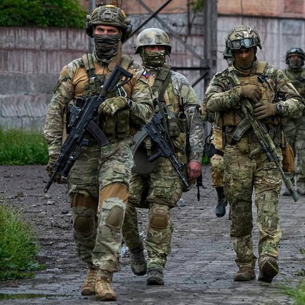 Russische Soldaten in Mariupol.