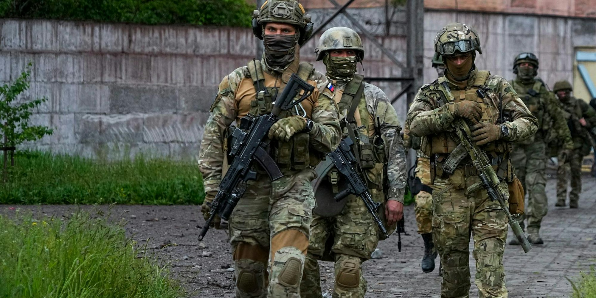 Russland Soldaten Mariupol 1805