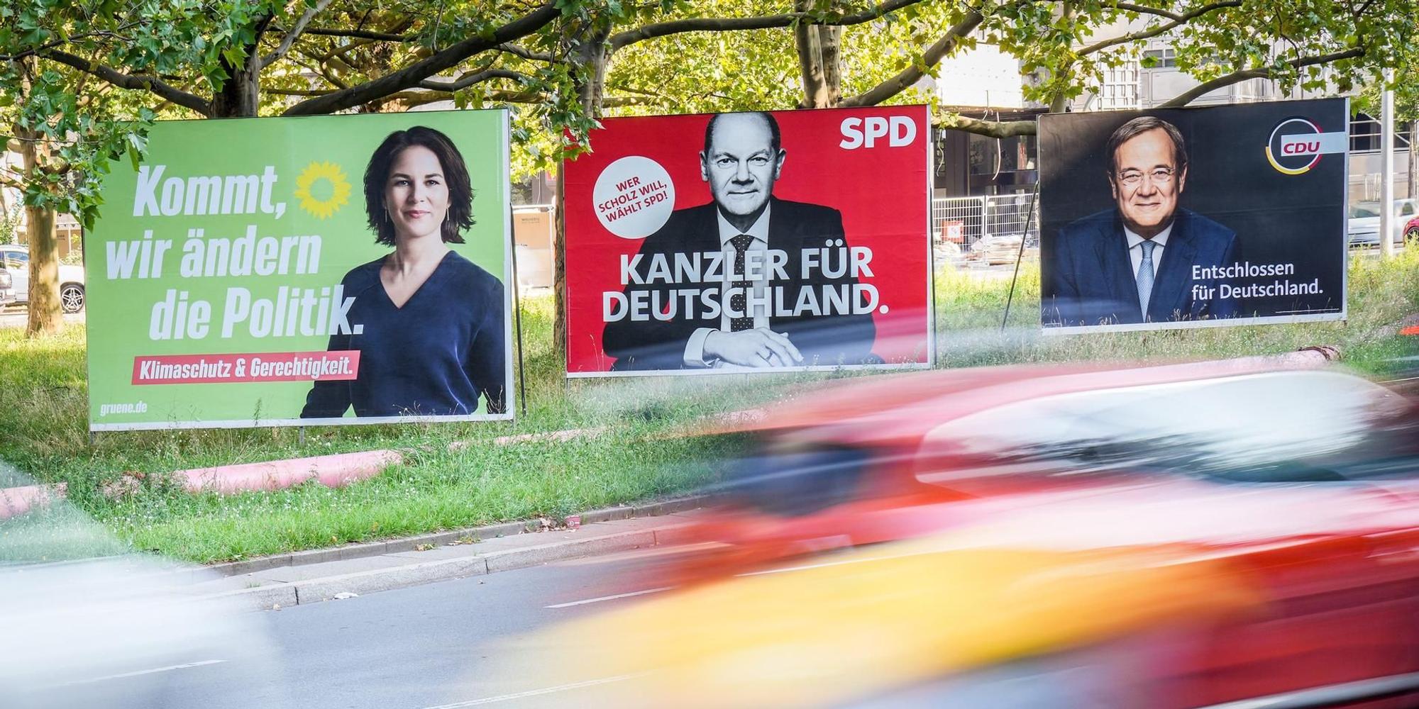 Wahlplakate 2021 BTW