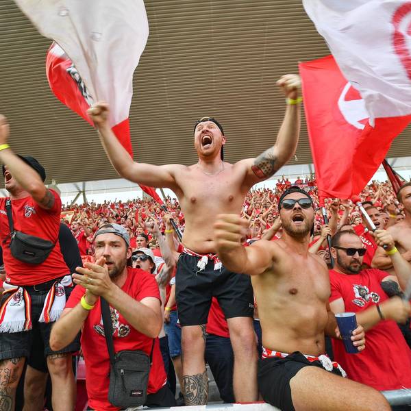 FC-Fans im Stadion Fehervar