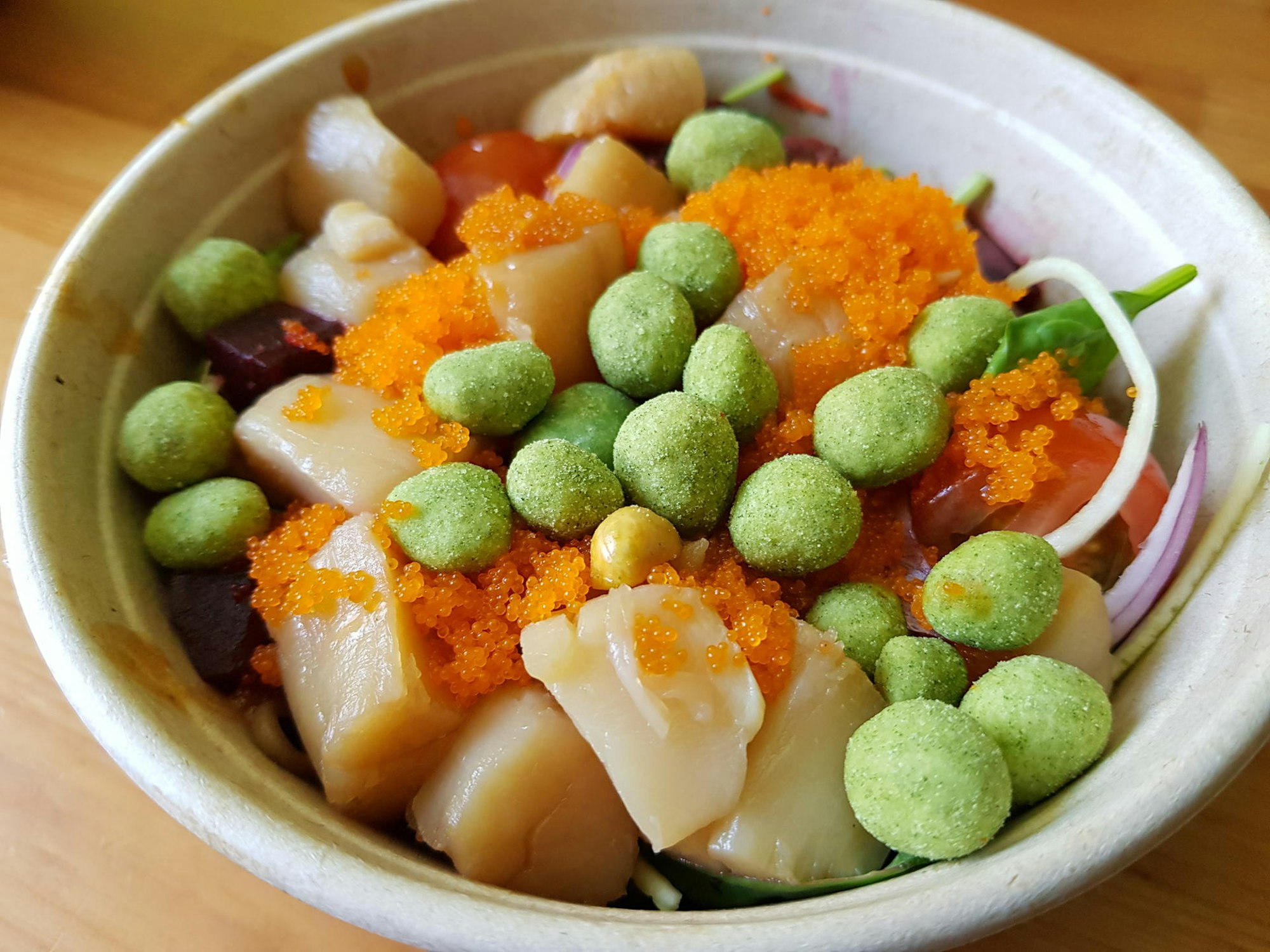 Poké Makai Henn Test Muschel Bowl