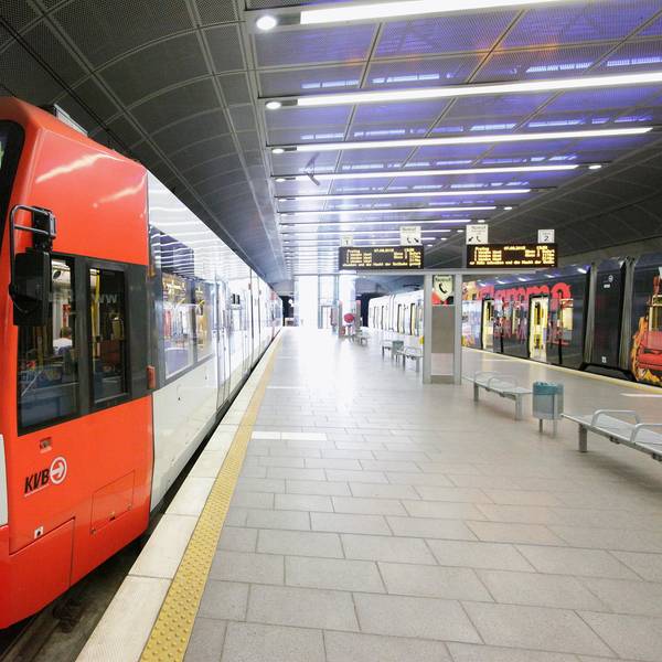 Endhaltestelle Linie 1 in Bensberg