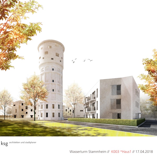 Wasserturm-Visualisierung