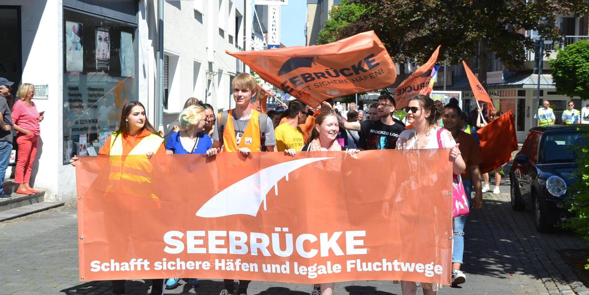 Demo sichere Häfen Euskirchen
