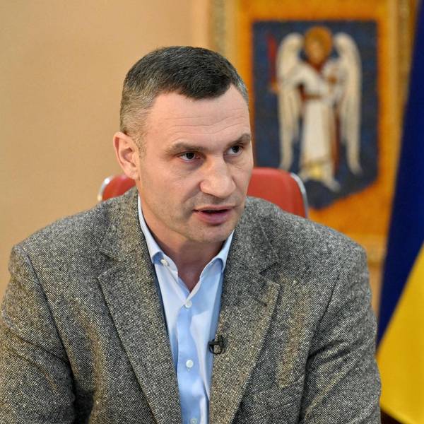 Klitschko mit Fahne