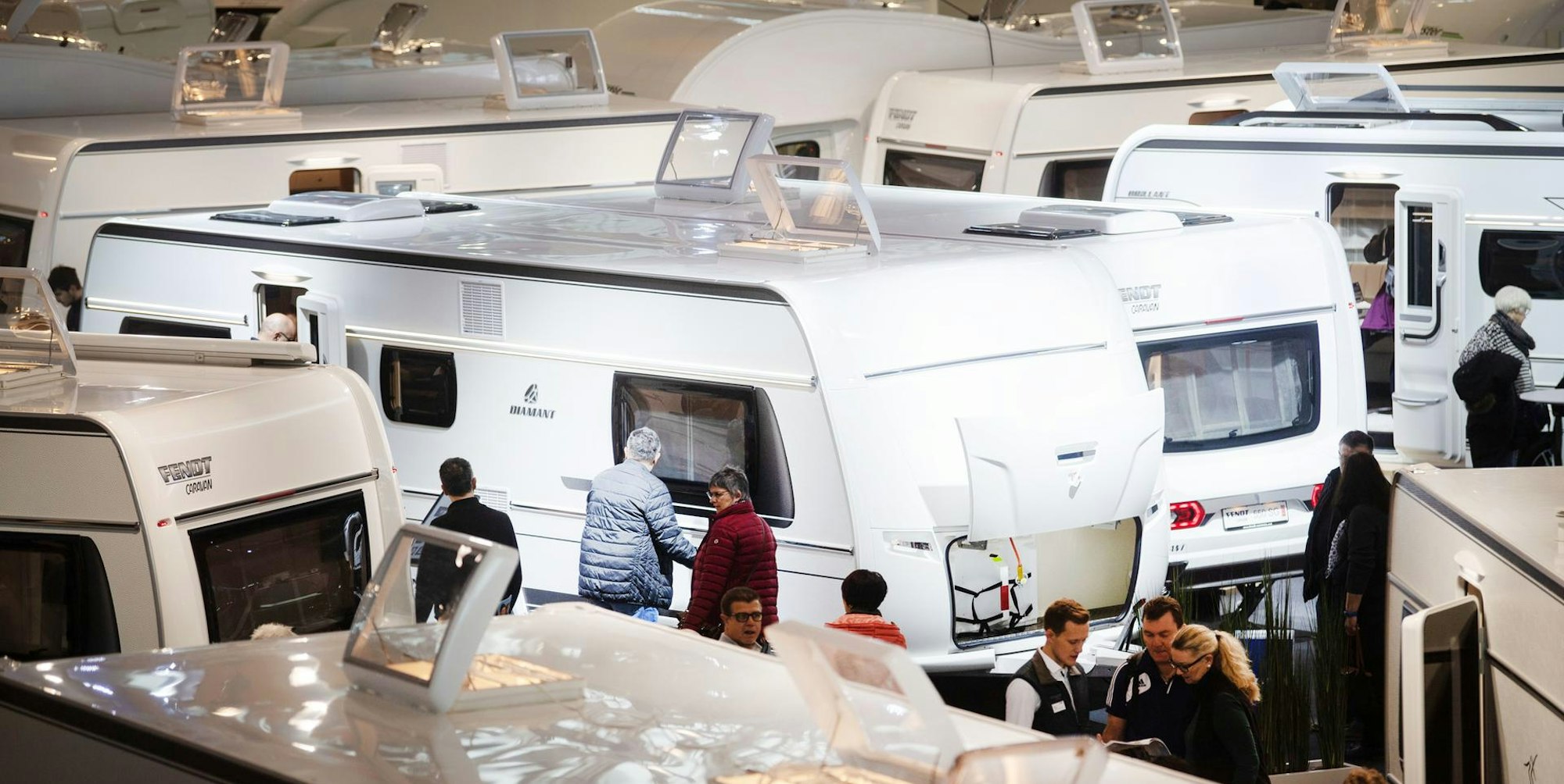 Wohnmobile Messe Symbolfoto